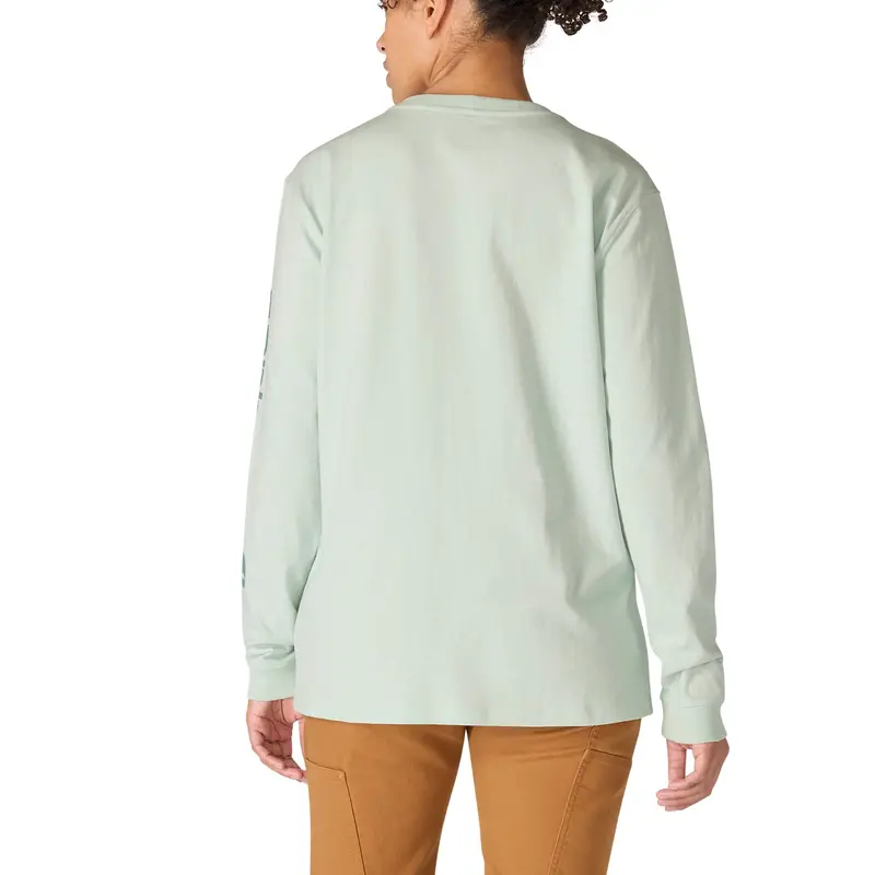 Carhartt Women's Dearborn Loose Logo Long Sleeve T-Shirt 8