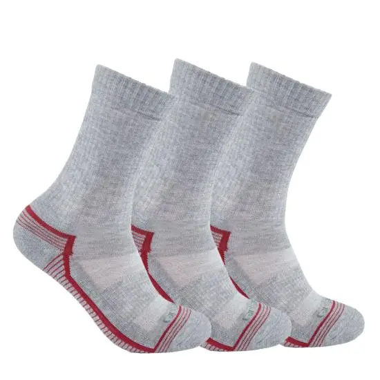 Carhartt Women’s Force® Midweight Crew Socks (3-Pack)