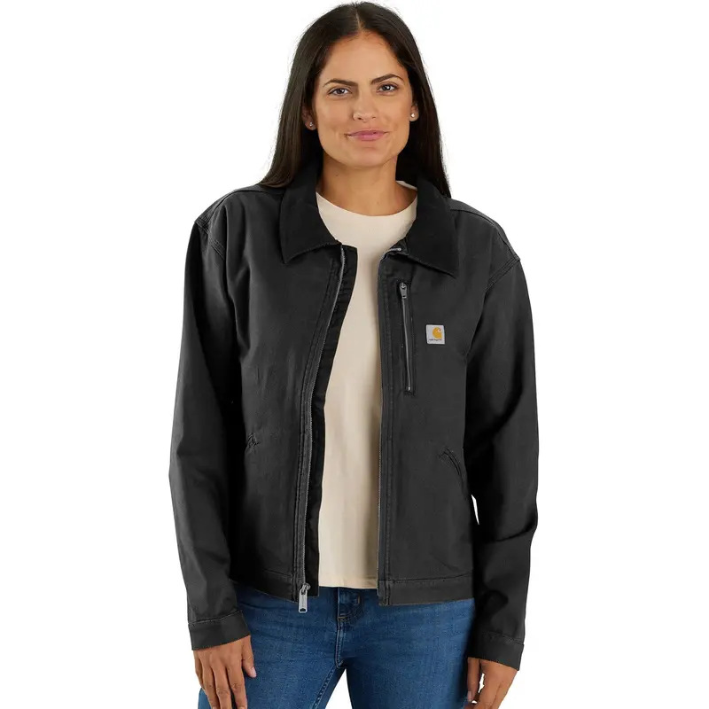 Carhartt Women's Re-Engineered Rugged Flex® Loose Fit Canvas Detroit Jacket 2