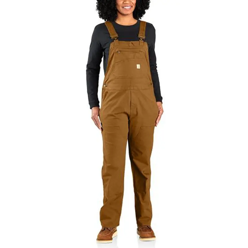 Carhartt Women's Rugged Flex® Double-Front Canvas Bib 3