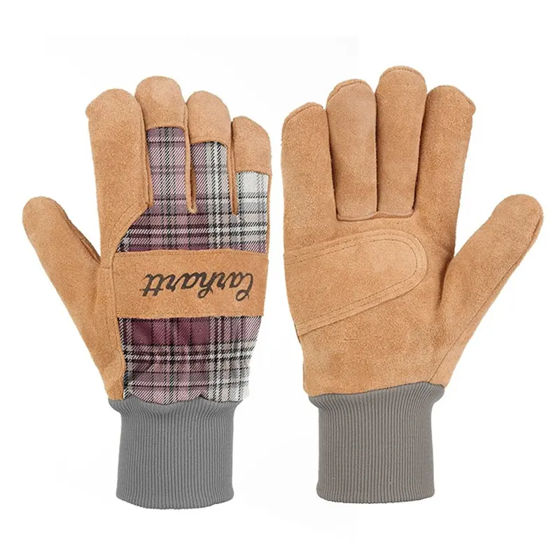 Carhartt Women's Suede Plaid Glove 1