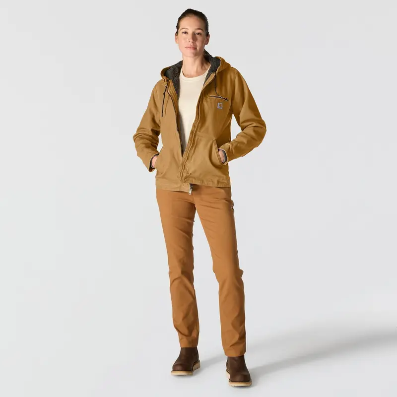 Carhartt Women's Washed Duck Sherpa Jacket 16