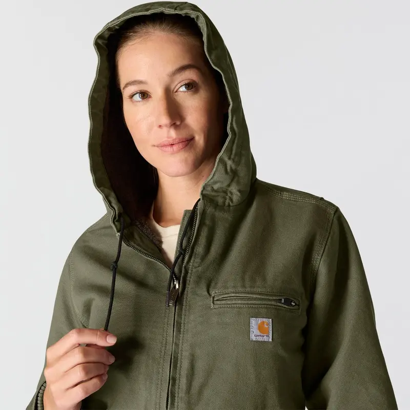 Carhartt Women's Washed Duck Sherpa Jacket 18