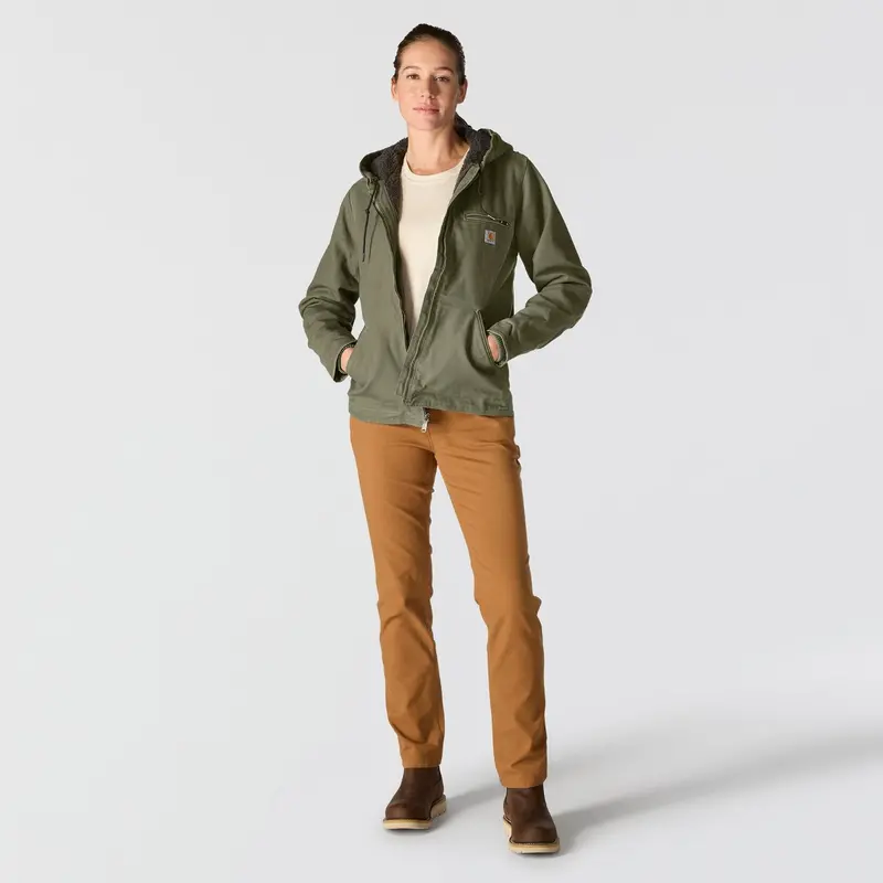 Carhartt Women's Washed Duck Sherpa Jacket 23
