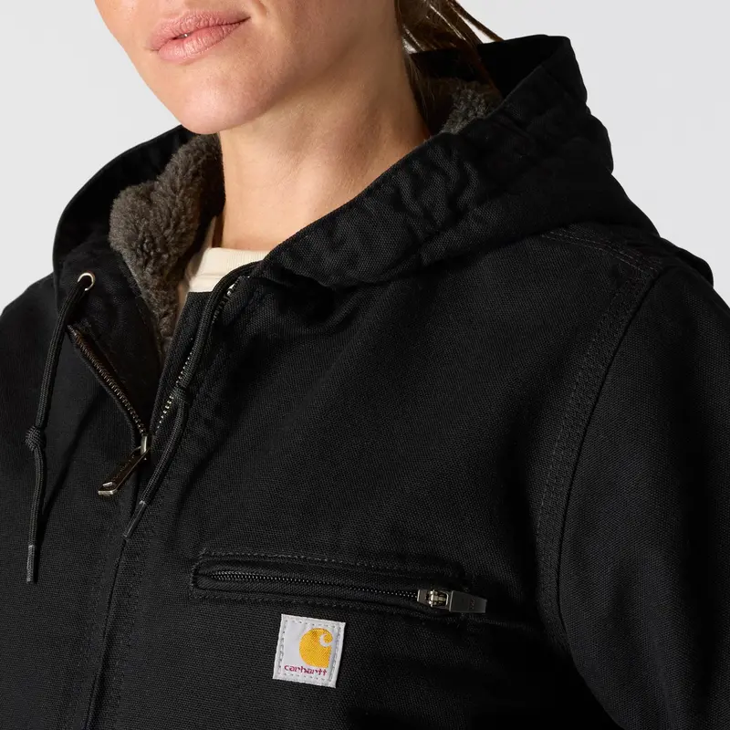 Carhartt Women's Washed Duck Sherpa Jacket 3
