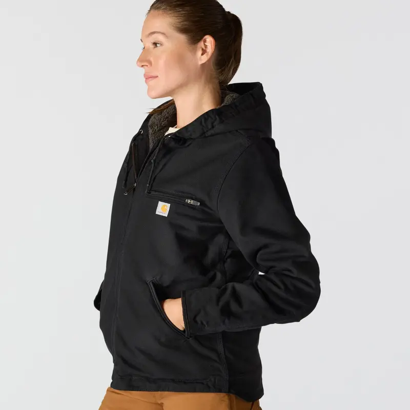 Carhartt Women's Washed Duck Sherpa Jacket 4