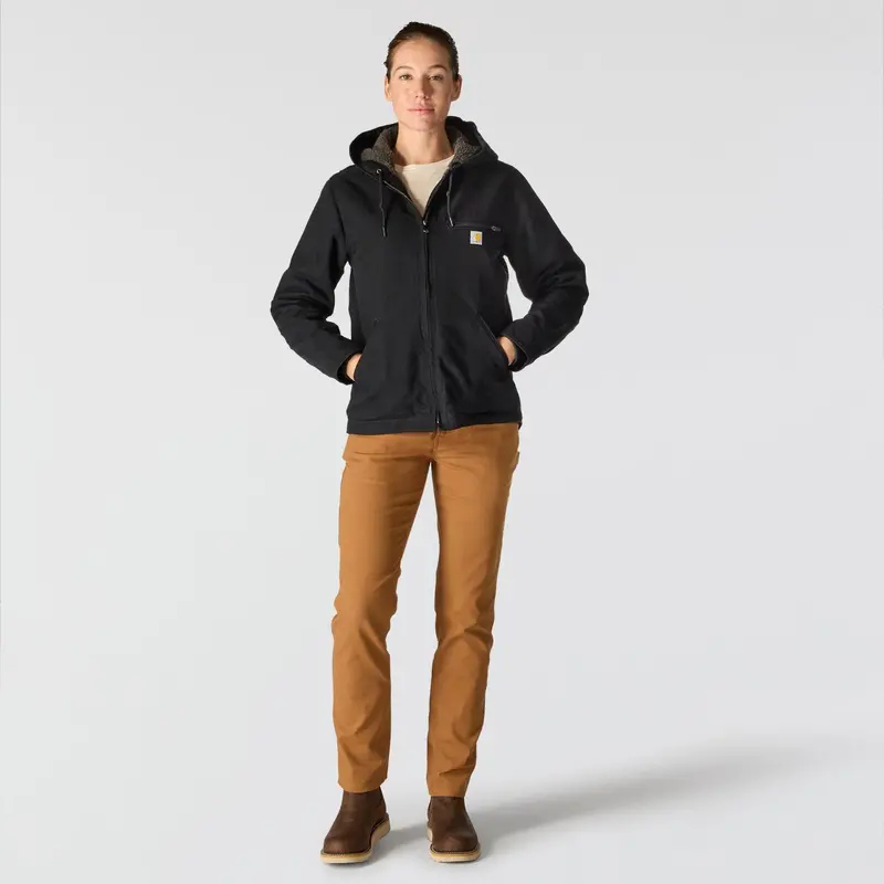 Carhartt Women's Washed Duck Sherpa Jacket 8