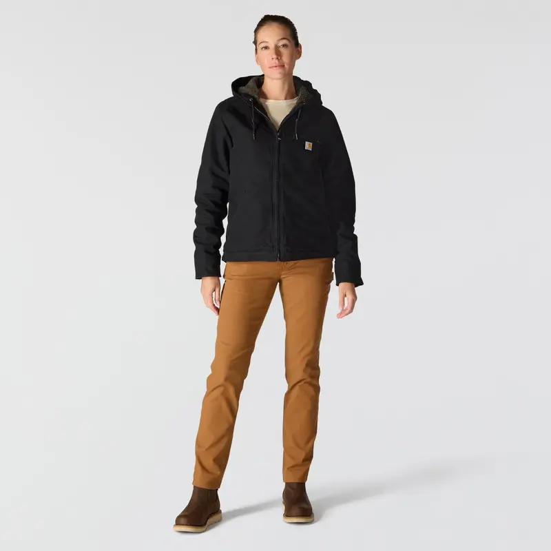 Carhartt Women's Washed Duck Sherpa Jacket 9