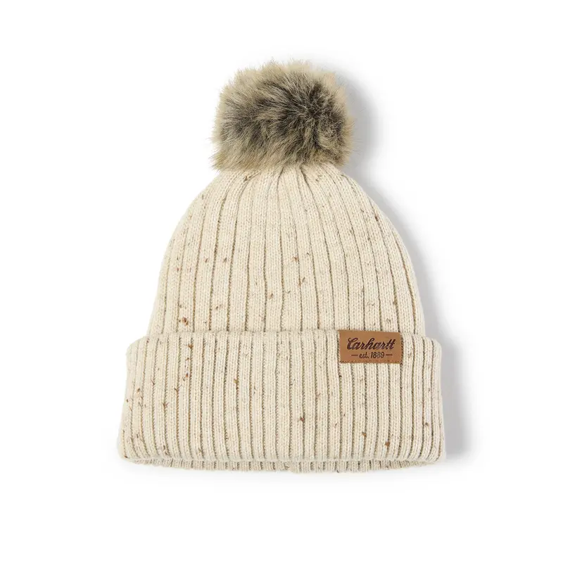 Carhartt Women's Wool-Blend Pom-Pom Beanie 1