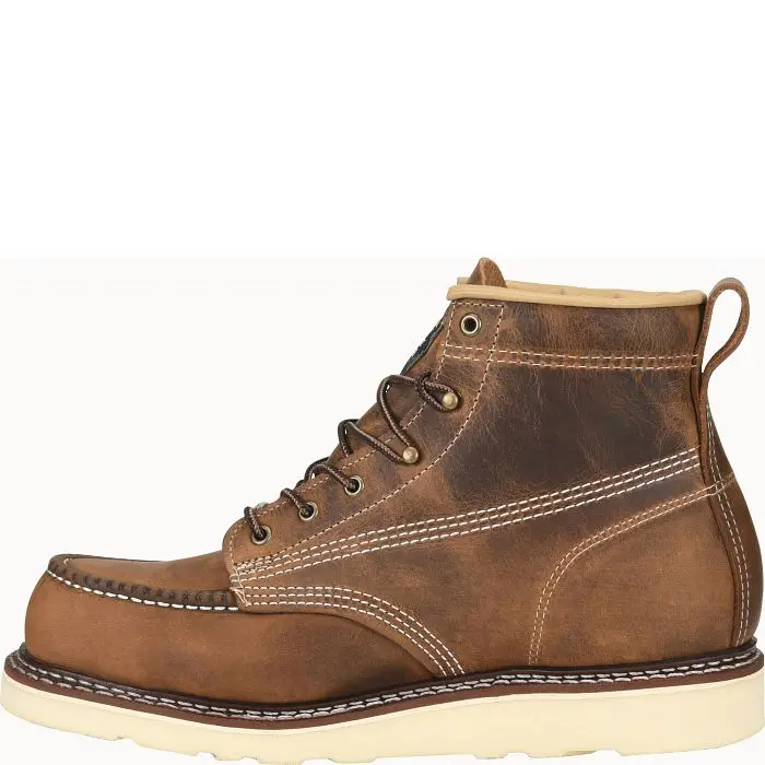 Carolina 6" Crazyhorse Moc Toe Soft Toe Wedge Sole #Ca7011 5