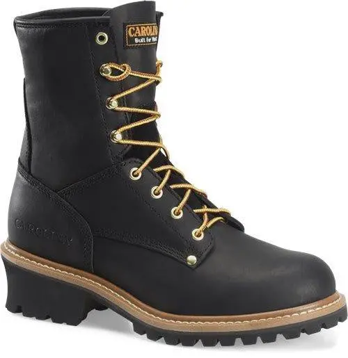 Carolina 8" Steel Toe Logger Work Boot #Ca1825 1