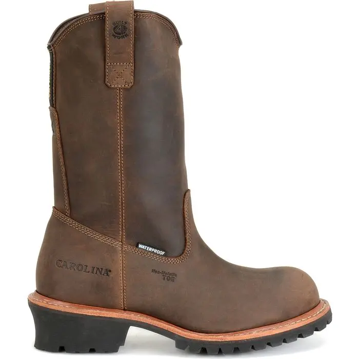 Carolina Composite Toe, Waterproof, Pull-On Logger #Ca9831 2