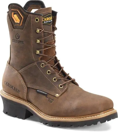 Carolina Coppice Ca9855 Men’S 8” Waterproof Comp Toe Square Toe Logger 1