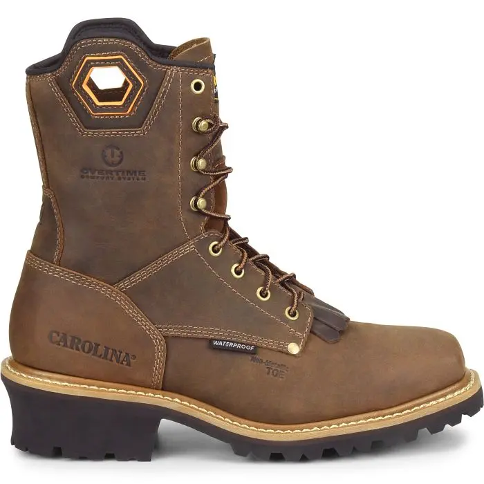 Carolina Coppice Ca9855 Men’S 8” Waterproof Comp Toe Square Toe Logger 2