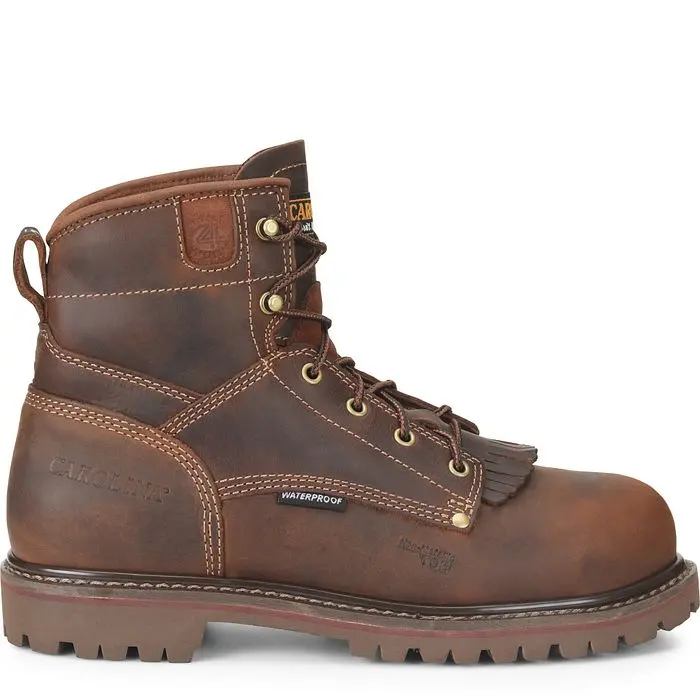 Carolina Men's 6" Waterproof, Composite Toe, Grizzly Work Boot #Ca7528 2