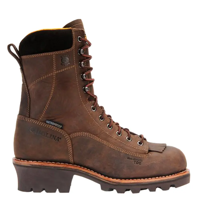 Carolina Men's Birch Waterproof 8" Logger Boot 1