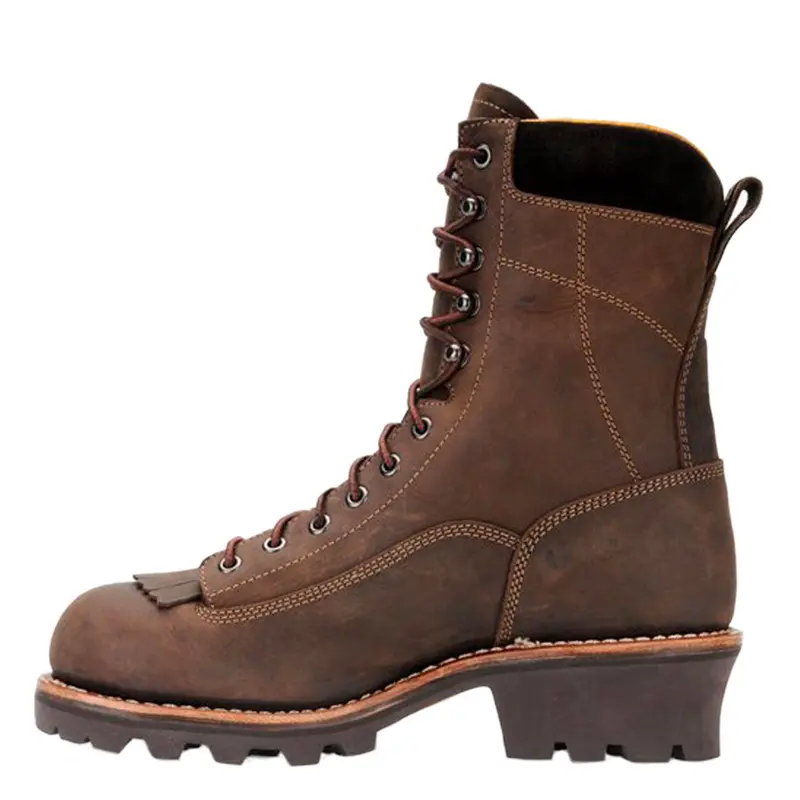 Carolina Men's Birch Waterproof 8" Logger Boot 5
