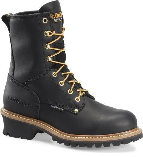 Carolina Waterproof, Steel Toe Black Logger #Ca9823 1
