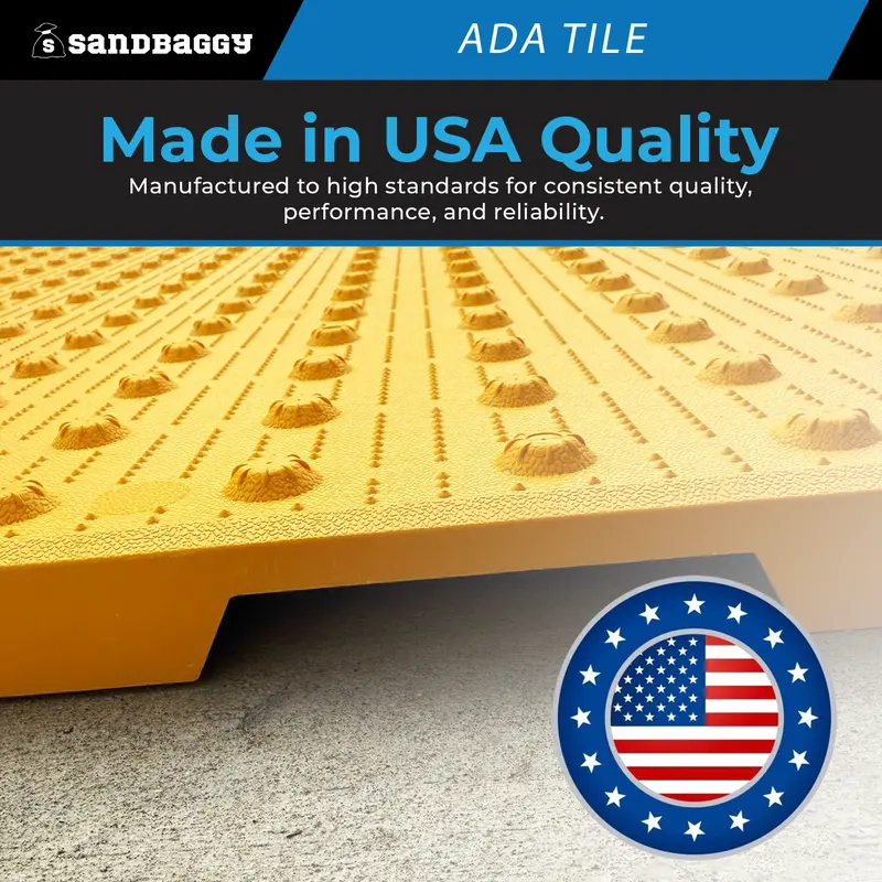 Cast-In-Place Ada Tile (36" X 48") - Usa Made Truncated Domes 8