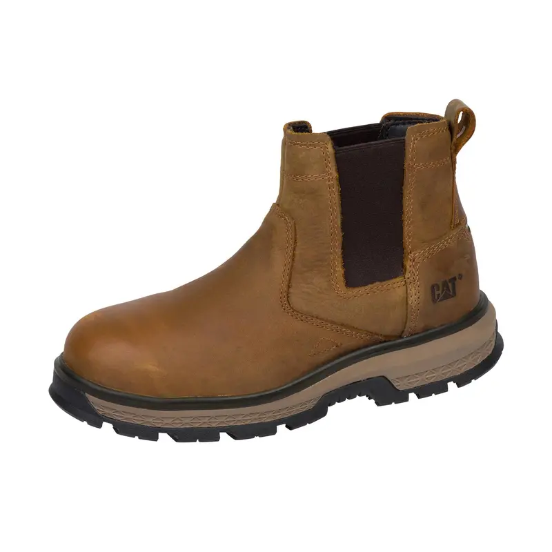 Cat Men's Exposition Chelsea Alloy Toe Work Boot 5