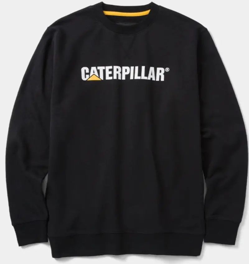 Cat Men's Midweight Logo Graphic Crewneck Sweatshirt 1