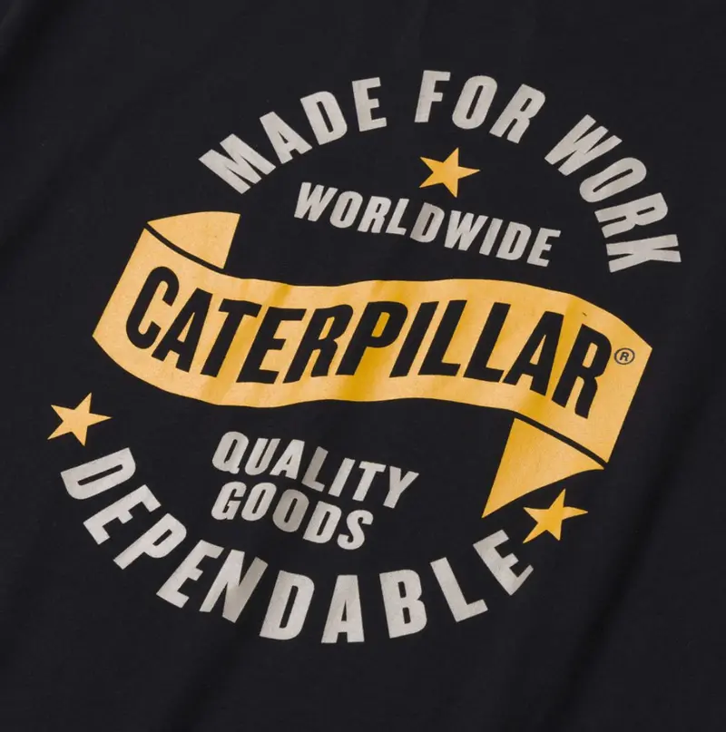 Cat Men's Short Sleeve Graphic T-Shirt 1010060 - Black 4