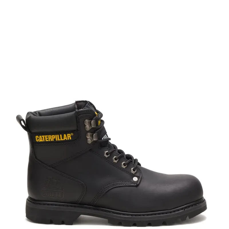 Cat Men’s Steel-Toe Work Boot – 6-Inch Second Shift Safety Boot