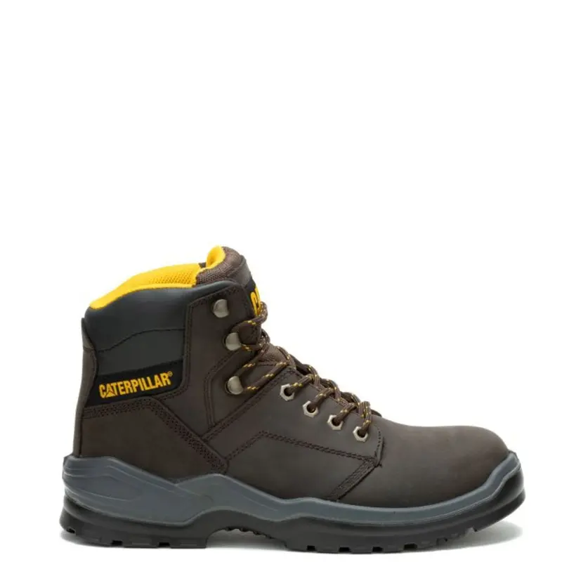 Cat Men's Striver Eh 6" Steel Toe Work Boot_Brown 1