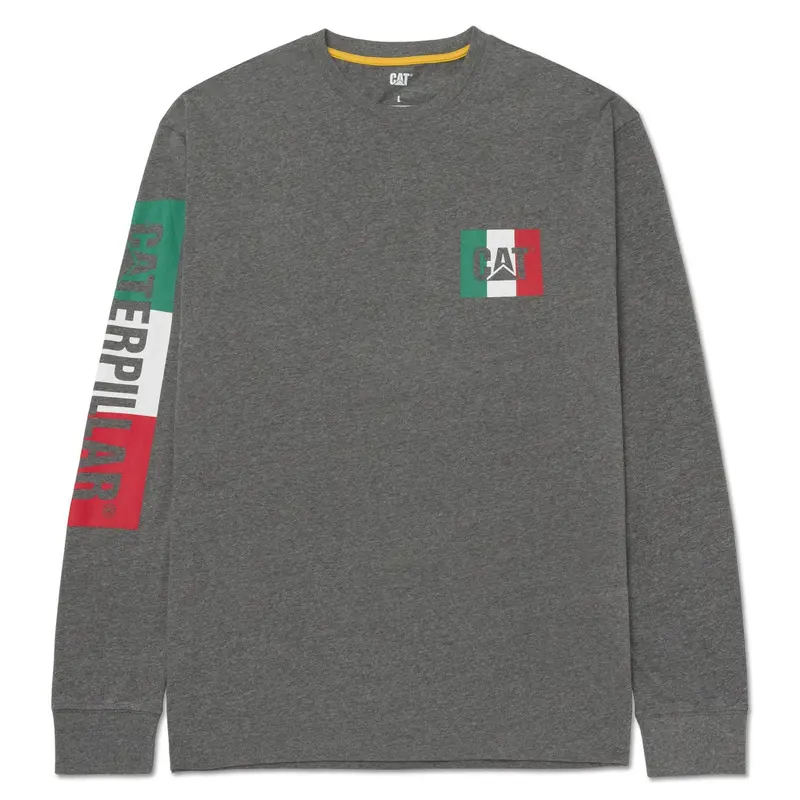 CAT Men’s Trademark Banner Graphic Long-Sleeve T-Shirt