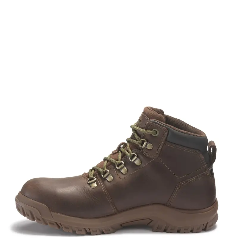 Cat Women's Mae Waterproof Steel Toe Work Boot_Cocoa 2