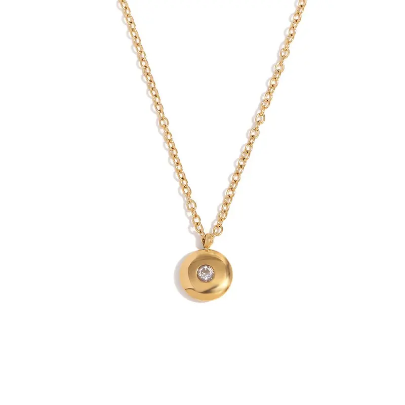 Cat's Eye Pendant Necklace 12