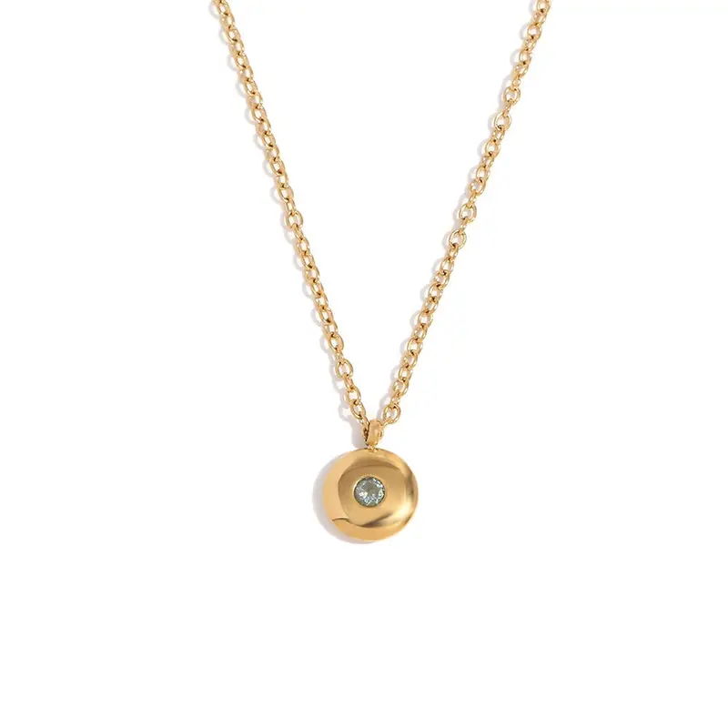 Cat's Eye Pendant Necklace 8