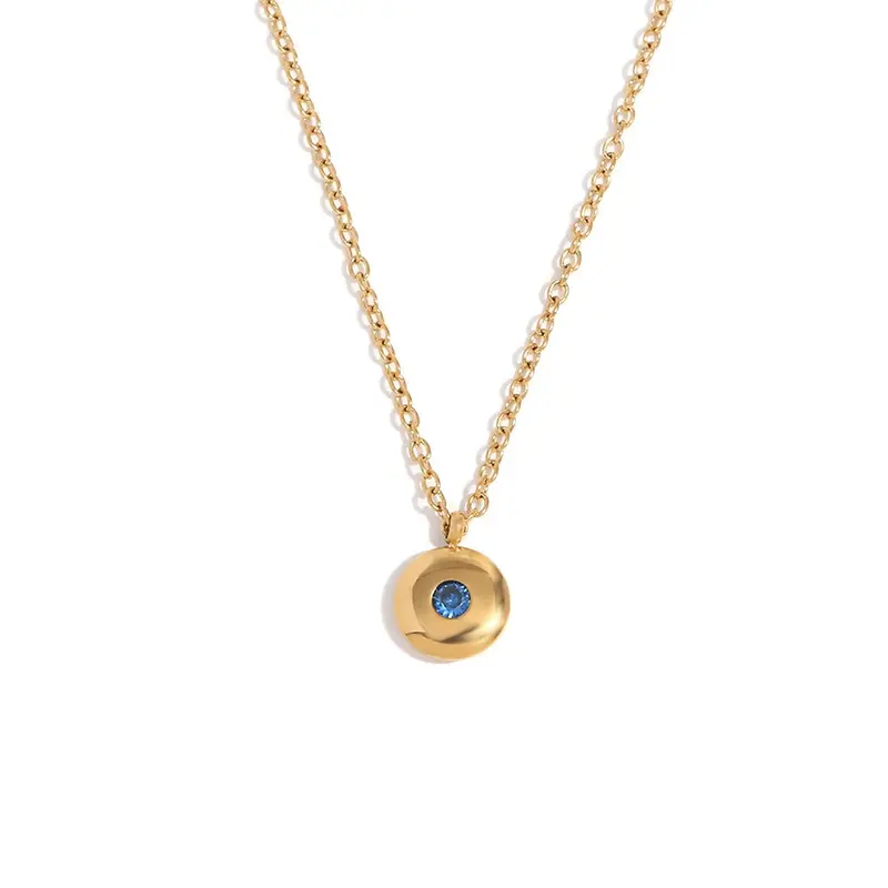 Cat's Eye Pendant Necklace 9