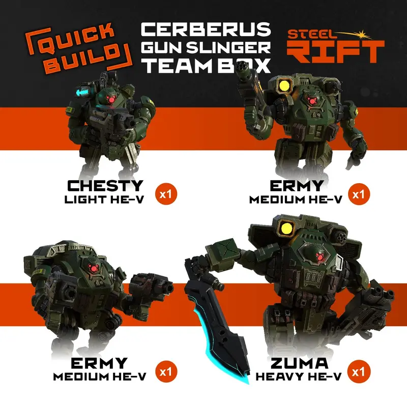 Cerberus Freelance Gunslinger Team (Quick Build) 1