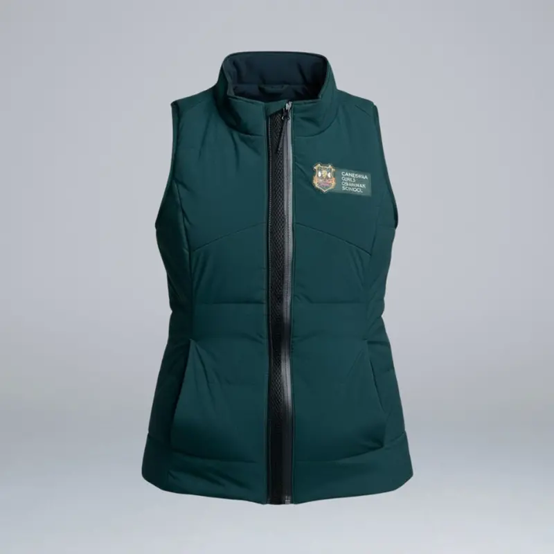 Cggs Staff Puffer Vest - Green 1