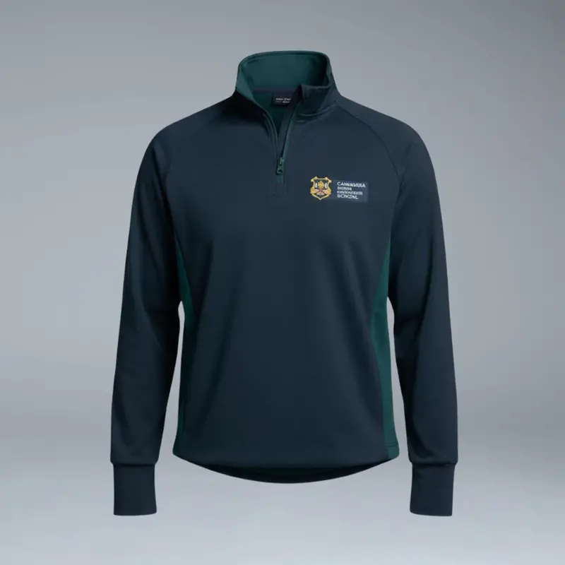Cggs Staff Unisex Long Sleeve 1/4 Zip 2
