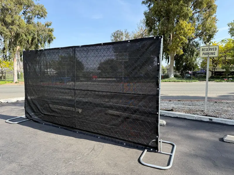 Chain Link Fence Privacy Screen - 6Ft X 12Ft Uv Resistant Hdpe 1