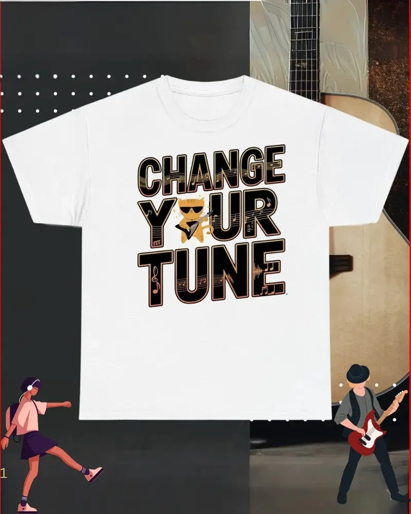 Change Your Tune Cotton T-Shirt 1