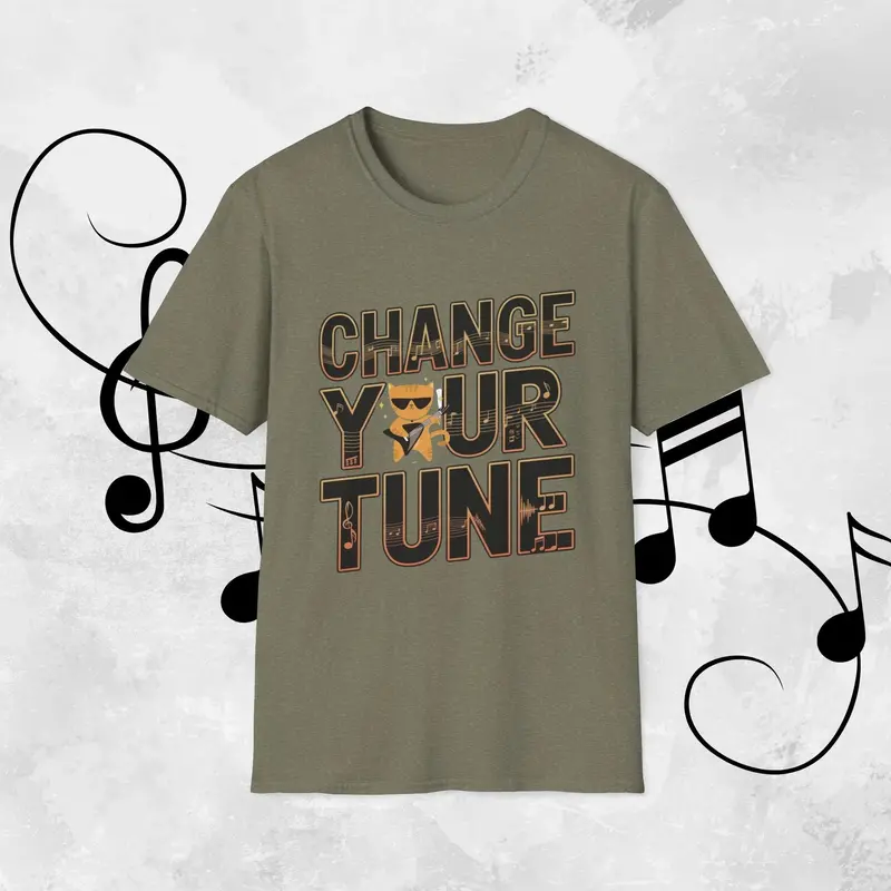 Change Your Tune Cotton T-Shirt 10