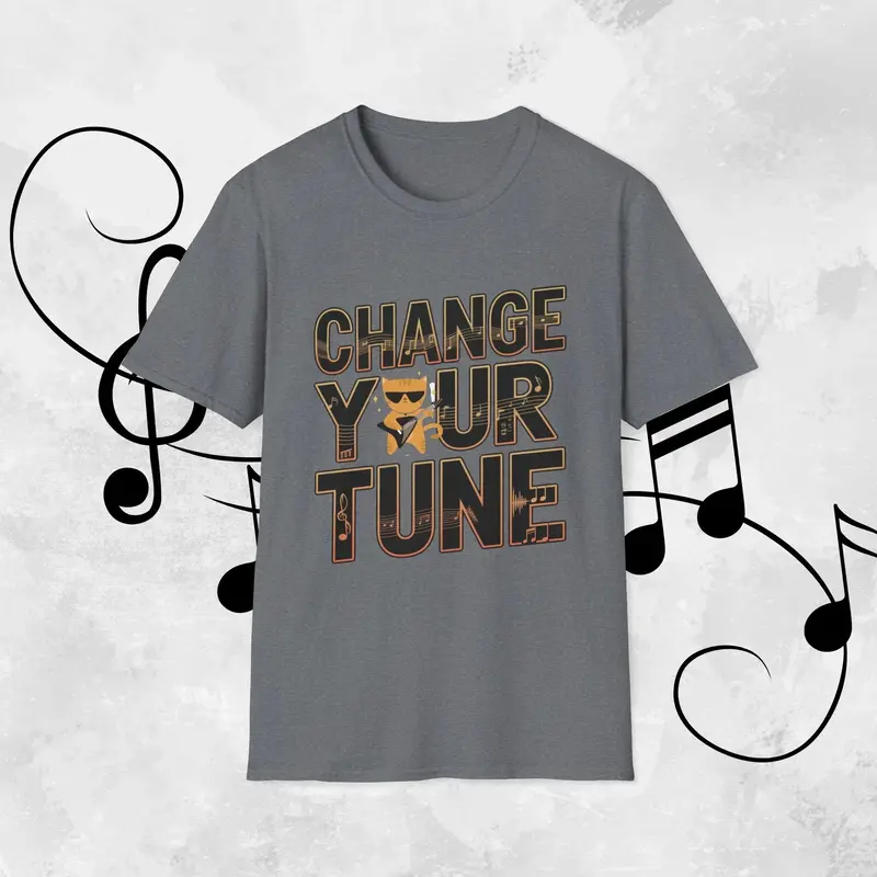 Change Your Tune Cotton T-Shirt 11