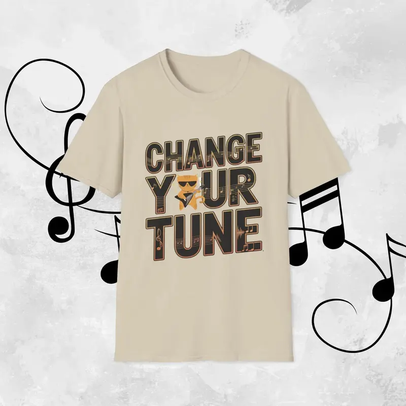 Change Your Tune Cotton T-Shirt 12