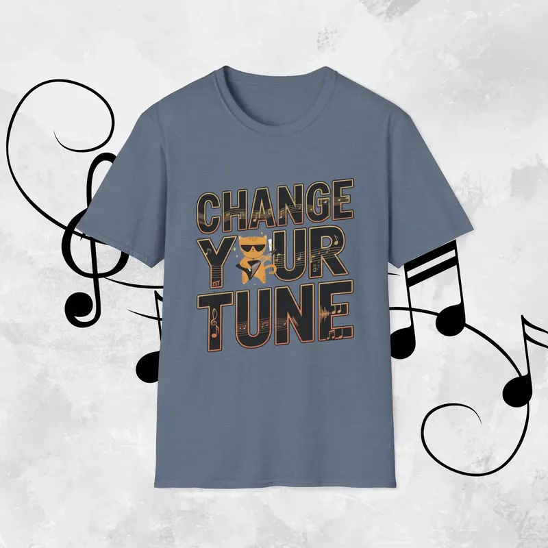 Change Your Tune Cotton T-Shirt 12