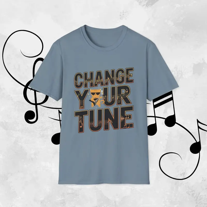 Change Your Tune Cotton T-Shirt 14