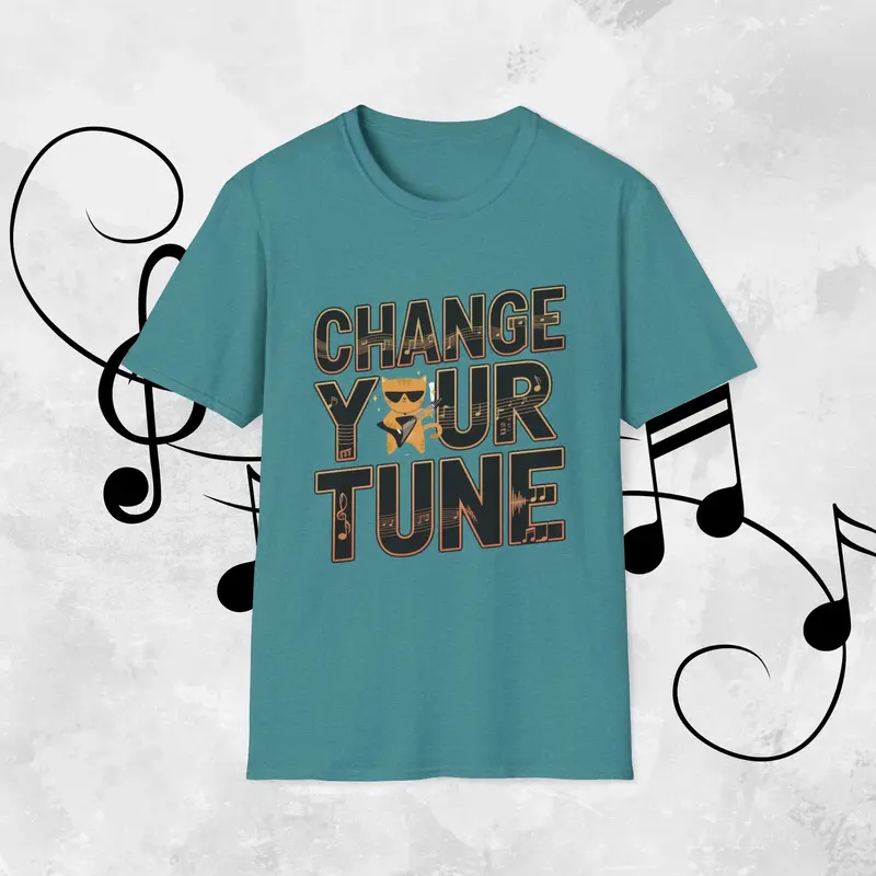 Change Your Tune Cotton T-Shirt 15