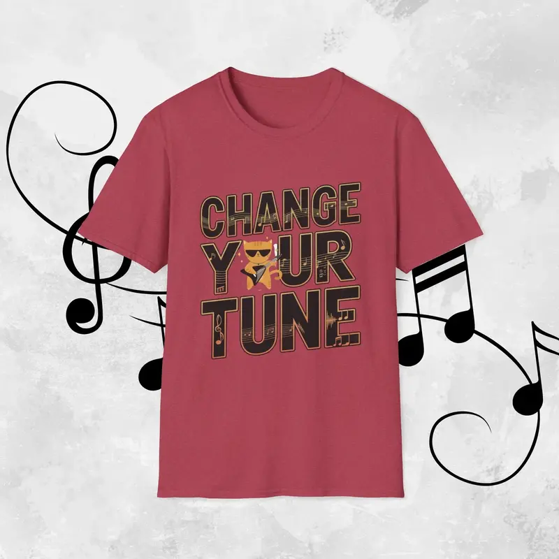 Change Your Tune Cotton T-Shirt 15