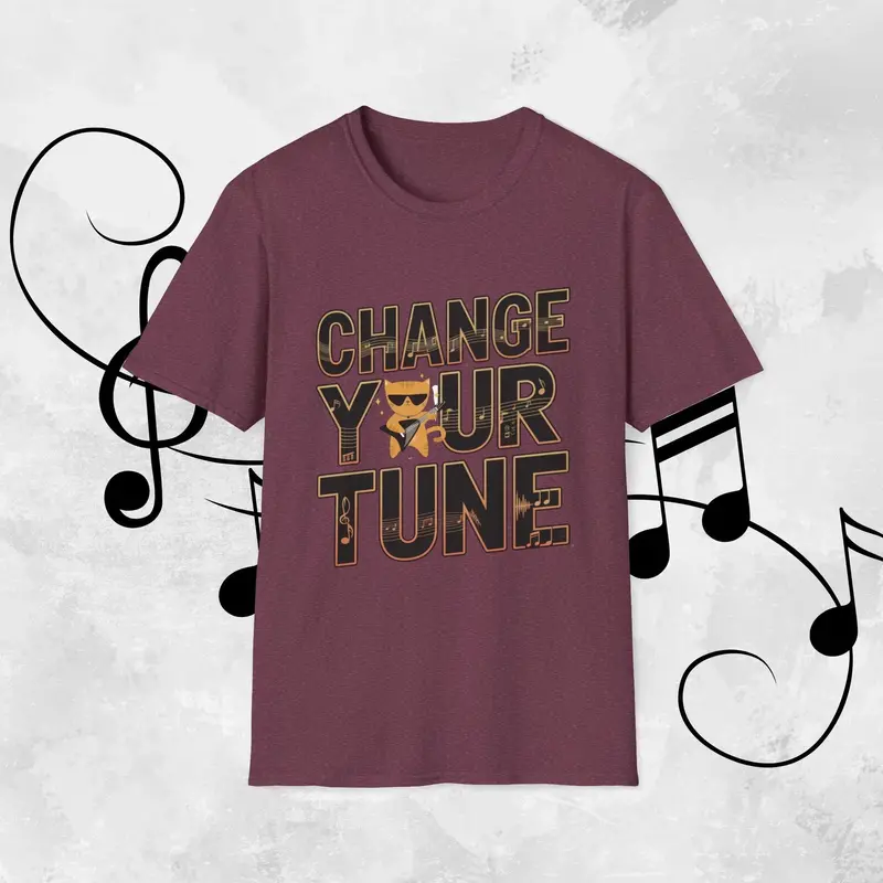 Change Your Tune Cotton T-Shirt 16
