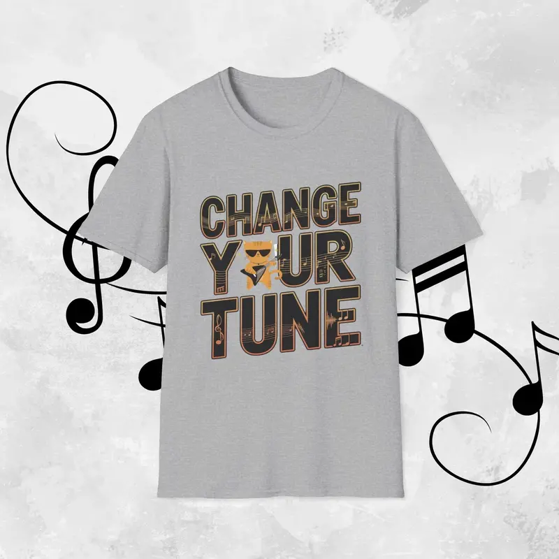 Change Your Tune Cotton T-Shirt 16