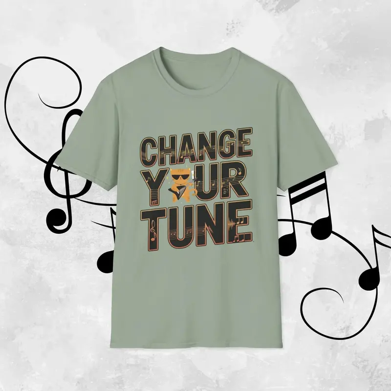Change Your Tune Cotton T-Shirt 17