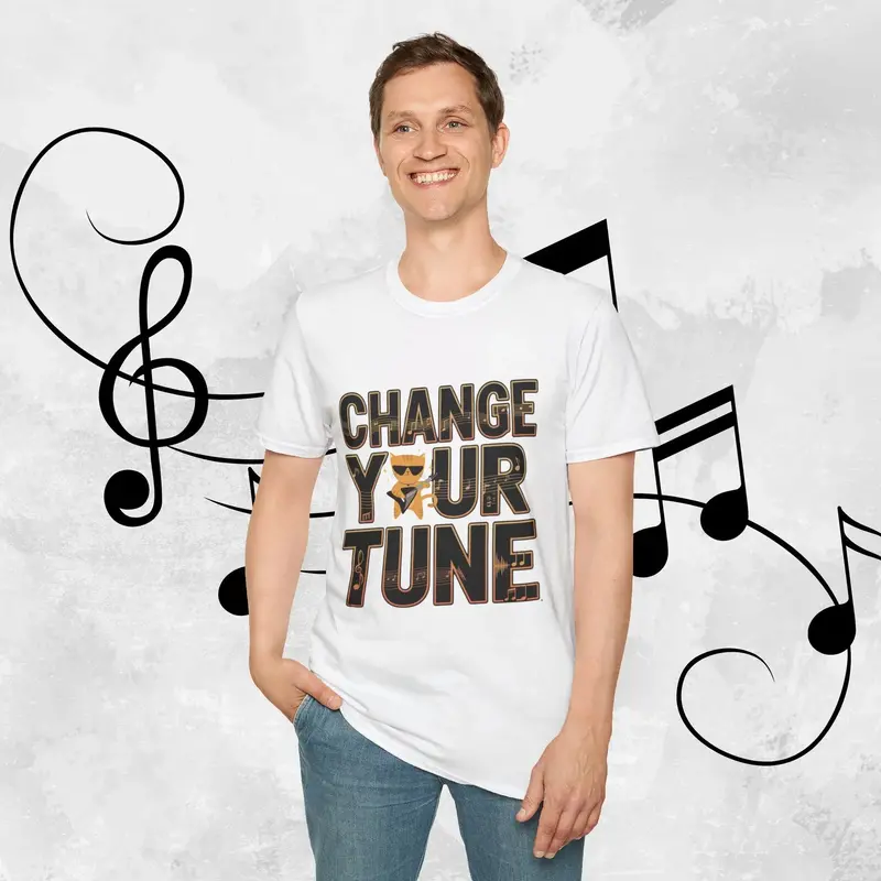 Change Your Tune Cotton T-Shirt 20