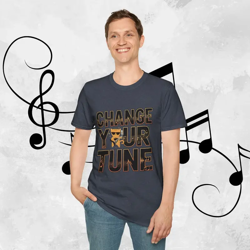 Change Your Tune Cotton T-Shirt 22